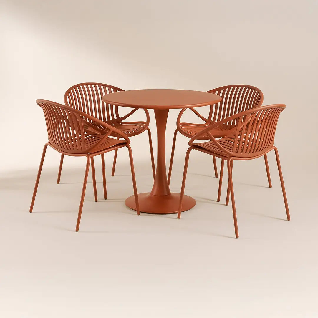 Conjunto Jardim - Calypso cor Tijolo