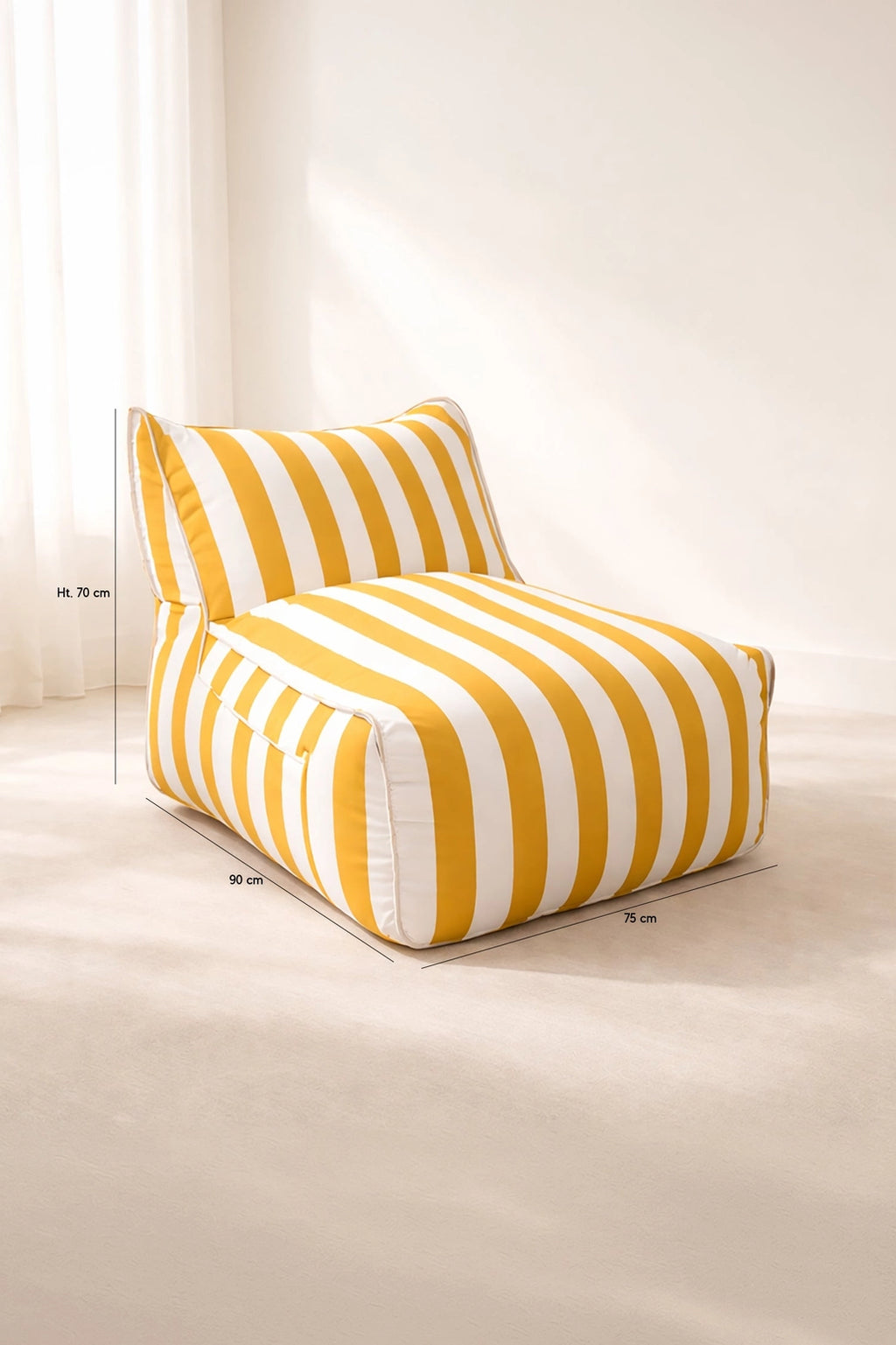 Flavio - Poltrona de exterior yellow