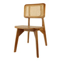 Cadeira de jantar com encosto em Rattan -Hela